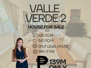 VALLE VERDE 2 PASIG HOUSE FOR SALE SPLIT LEVEL HOME WITH 5 BEDROOMS