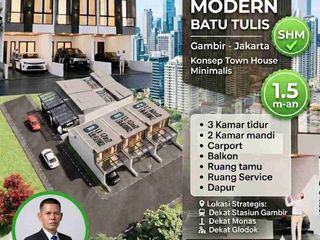 Rumah Minimalis di Batu Tulis, Gambir, Jakarta Pusat