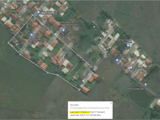 Dijual Tanah 9.730M2 di Kampung Besar - Teluk Naga