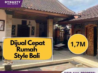 🏡 RUMAH STYLE BALI DI DENPASAR – SHM, AKSES 5 METER & HARGA MENARIK 🌺✨