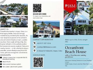 Beach House for Sale, Barrio Suba | Argao, Cebu