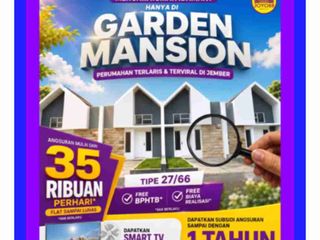 perumahan garden mansion mojokerto subsidi terlaris viral