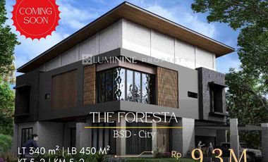 DIJUAL RUMAH MEWAH HOOK, BRAND NEW DI FORESTA BSD CITY, TANGSEL (ON)