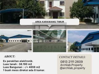 Dijual Harga Di Bawah NJOP, Pabrik Karawang Timur
