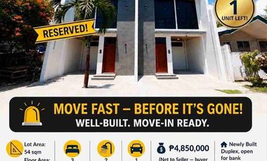 DUPLEX 2 STOREY BRAND NEW HOUSE