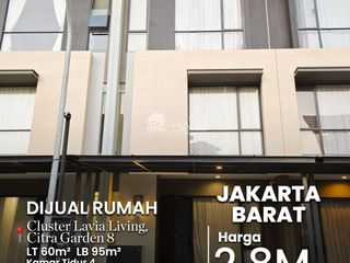 (MC) DIJUAL RUMAH CLUSTER LAVIA LIVING CITRA GARDEN 8, JAKARTA BARAT
