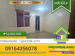 🏡FOR SALE: 2-STOREY TOWNHOUSE IN QUEZON CITY 🏡