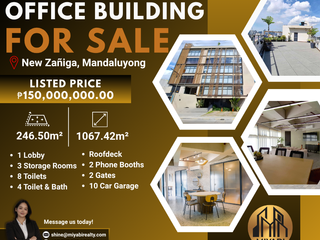 Ready For Occupancy 135M 6 Storey Office Building with Roofdeck for events  For Sale  in New Zañiga, Mandaluyong - LSS