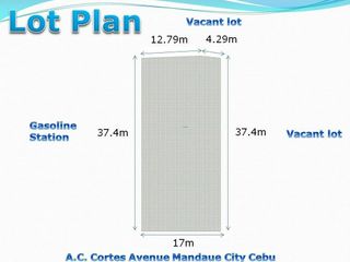 Prime Commercial Lot For Sale in A.C. Cortes St., Mandaue City