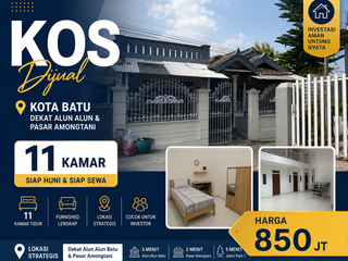 Kos Siap Huni Siap Sewa Dekat Alun Alun dan Jatim Park 1