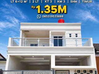 Wilson Rumah baru 2 lantai uk 6x12 simprug poris