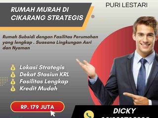 Rumah Murah , Lokasi Strategis Harga 179 juta. KPR mudah