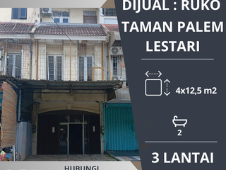 DIJUAL: Ruko di Taman Palem Lestari, Cengkareng, Jakarta Barat