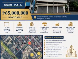 Prime Corner Commercial Building near UST