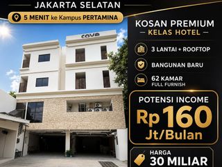 Dijual Cepat Kos Kosan Baru Di kebayoran Lama Dengan desain modern dan fasilitas lengkapTersedia beragam tipe kamar fully furnished