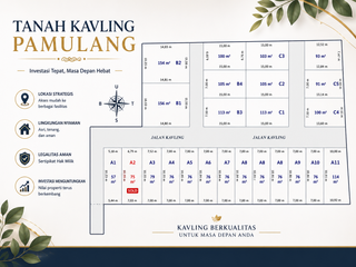 Tanah SHM, 5 Menit ke Pamulang Square, Terima SHM per Unit