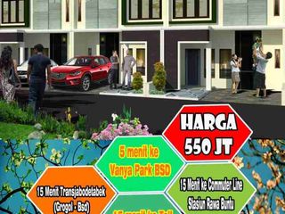 Rumah baru akad ready stok DP suka suka dekat gading Serpong