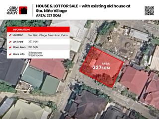 Banilad Lot for Sale with Old House in Sto. Niño Village
