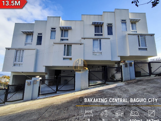 13.5M Pre-owned Fully Furnished 3-Storey House with Backyard Breathtaking View For Sale in Bakakeng Central Baguio - LSS