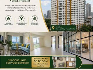 1Bedroom for sale Mango Tree Residence in San Juan M.Paterno Manila
