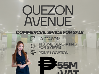 COMMERCIAL SPACE FOR SALE IN QUEZON AVENUE INCOME GENERATING PRIME LOCATION