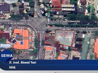Tanah Luas Akses Langsung Ahmad Yani 1 dekat Sekolah, Kantor, Usaha, Franchise