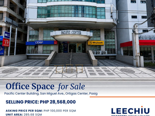Office Space for Sale in Pacific Center, Ortigas, Pasig City