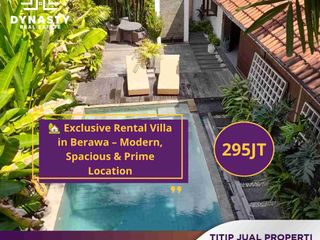 🏡 FOR RENT – Villa Canggu, Berawa

📍 Berawa, Canggu

✨ Spesifikasi:• LT 245 m²• LB 350 m²• 3 Kamar Tidur• 3 Kamar Mandi• Listrik 1.300 Watt• Air Sumur Bor

💰 Rp295 Juta/Tahun

📍 Lokasi strategis di kawasan premium Berawa, dekat pantai, café, beach club, restoran, supermarket, dan berbagai fasilitas umum.

📞 Hubungi:+62 856-4690-9707DYNASTY REAL ESTATE

#VillaBerawa#VillaCanggu#SewaVillaBali#PropertyBali#VillaBali

sewa villa Berawa

villa for rent Berawa

sewa villa Canggu

villa for rent Canggu

villa Berawa Bali

villa Canggu Bali

villa 3 kamar Berawa

villa dekat Pantai Berawa

villa dekat Finns Beach Club

villa dekat Atlas Beach Club

villa dekat café Berawa

villa tahunan Bali

villa furnished Canggu

villa premium Berawa

property rental Bali

villa luxury Canggu

investasi properti Bali

real estate Bali

villa Bali for rent

Dynasty Real Estate Bali