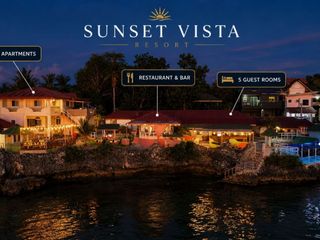 Ocean View Resort for Sale in Esperanza, San Francisco | 3 Apartments, 5 Guest Rooms, Restaurant & Pool
