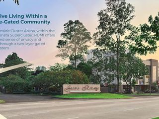 Brand New HOUSE LIVING Cluster Rumi At Sutera Aruna Alam Sutera