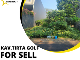 DIjual Cepat Kavling Siap Bangun di Taman Tirta Golf BSD