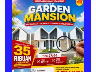 rumah mojokerto subsidi minimalis viral terlaris garden mansion