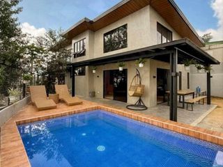 Baguio House and Lot with Heated Pool Jacuzzi ullyFurnished For Sale at 24M Income Generating SD