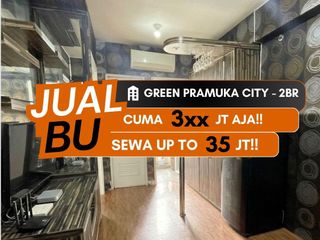 JUAL CEPAT APARTEMEN GREEN PRAMUKA CITY 2 BR Cempaka Putih