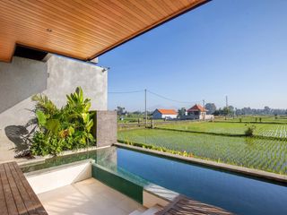 VILLA BRAND NEW  LUXURY RICE FIELD FURNIDHED CLOSE CENTRAL UBUD