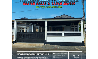 Dijual Rumah Super Luas di Lhong Cut Banda Raya - Dekat Jalan Raya Wedana dan Simpang Lhong Raya!