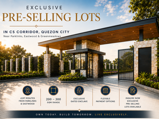 Pre-Selling Lots in an Exclusive Enclave Along C5, Quezon City | Limited Lots Only!