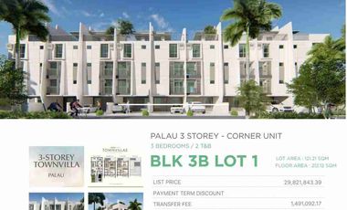 3 Storey Town Villas near SM San Fernando Pampanga