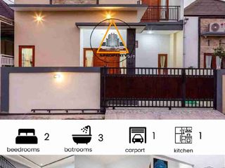 Disewakan Rumah lantai 2 dengan kolam renang full furnished lokasi strategis jln bypass jimbaran-nusa dua