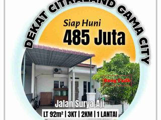 Rumah Dekat Citraland lau dendang Jalan Surya Haji