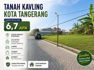 Tanah Siap Bangun Dekat Pintu Tol Kunciran, SHM Siap Balik Nama