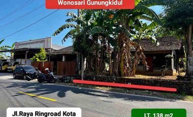 Jual Tanah Rumah Murah Pinggir jalan raya kota Wonosari Gunungkidul yogyakarta