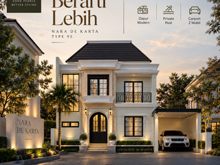 Dijual Rumah Mewah Jogja 2 Lantai SHM dengan Kolam Renang