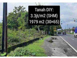 Tanah Pekarangan DIY, 1979m2, SHM (Milik Sendiri)