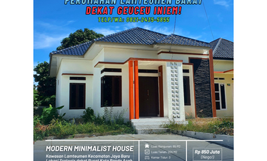 Dijual Rumah Minimalis di Lamteumen Barat Dekat Kawasan Geuceu - Selangkah ke Jalan Raya Jenderal Sudirman!