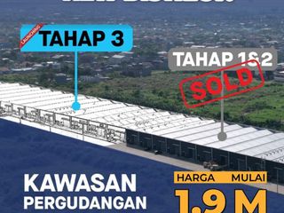 Jual Gudang Modern Siap Pakai di kawasan strategis!🔥  🏭 GEDANGAN INDUSTRIAL PARK - Gedangan Industrial Park hadir dengan fasilitas lengkap dan lega