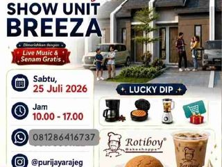 perumahan Baru Puri jaya rajeg launching TYPE BREZA 300jutaan