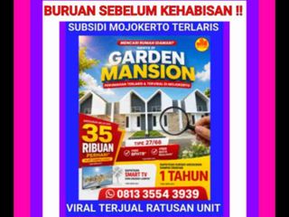 garden mansion perumahan mojokerto subsidi terlaris viral ratusan unit