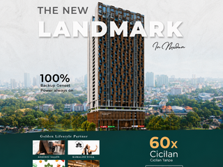 Suite Family Room 2Br High Floor Golden Prima Residence Medan