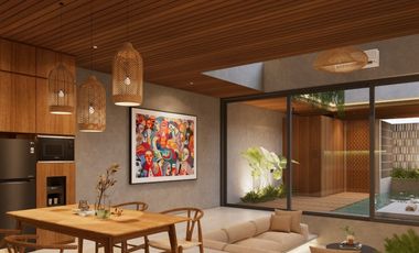 Exclusive 29-Year Leasehold Villa n Canggu with Private Pool, Walking Distance to Lifestyle Destinations – Modern Tropical Design